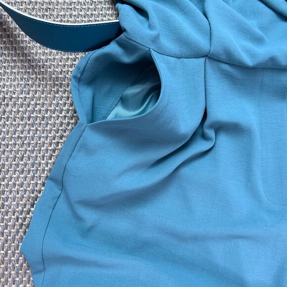 Zara Long Belted Jumpsuit with Belt Women's Light Green - Picture 6 of 14